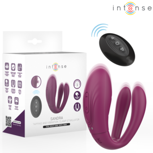 INTENSE - SANDRA Klappe- und Vibrationsklemmenstimulator mit Fernbedienung