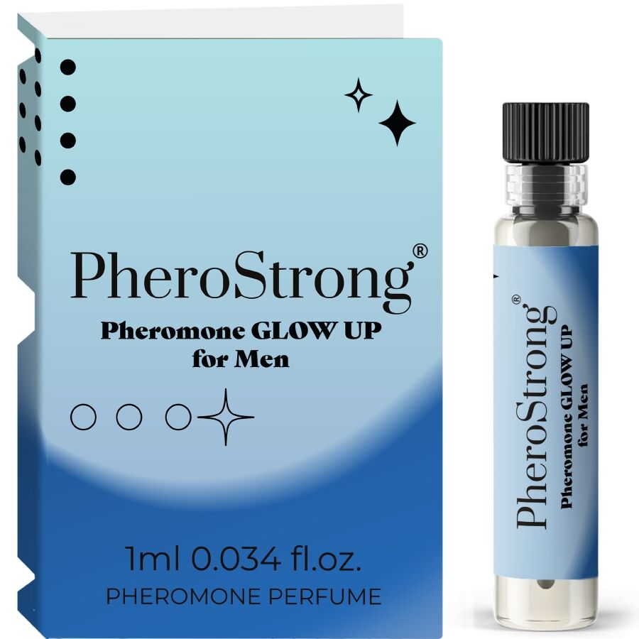 PHEROSTRONG - Pheromonparfüm für Männer mit Glow-Up-Effekt, 1 ml