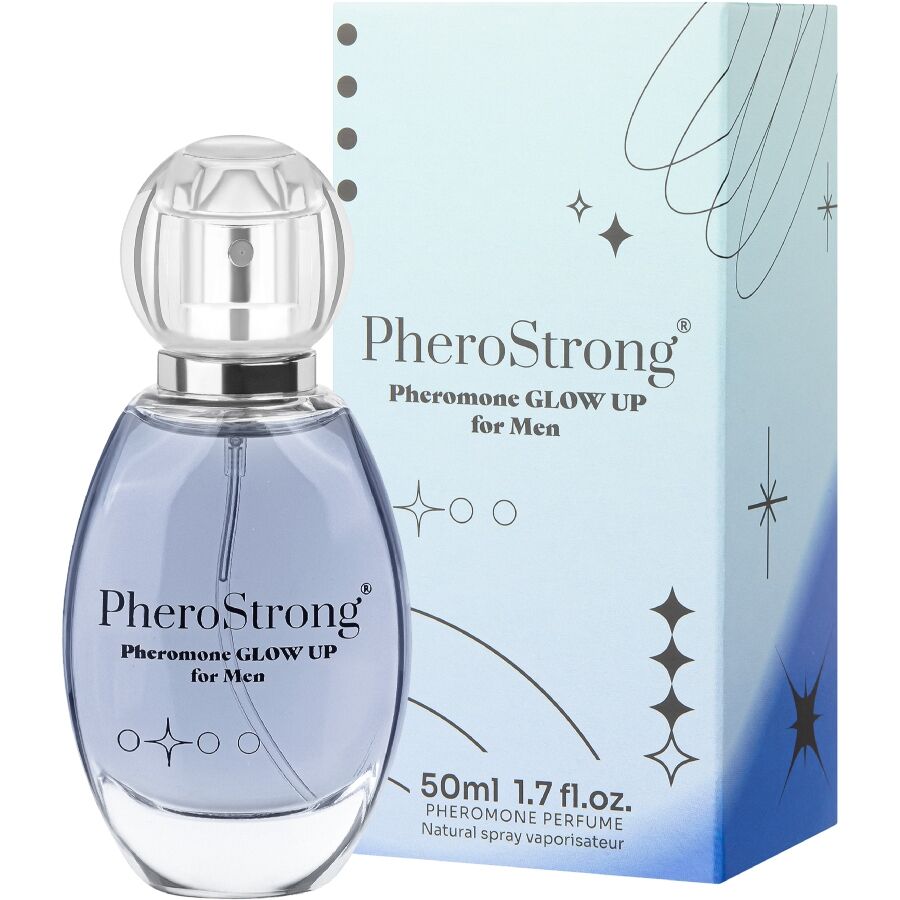 PHEROSTRONG - Pheromonparfüm für Männer mit Glow-Up-Effekt, 50 ml