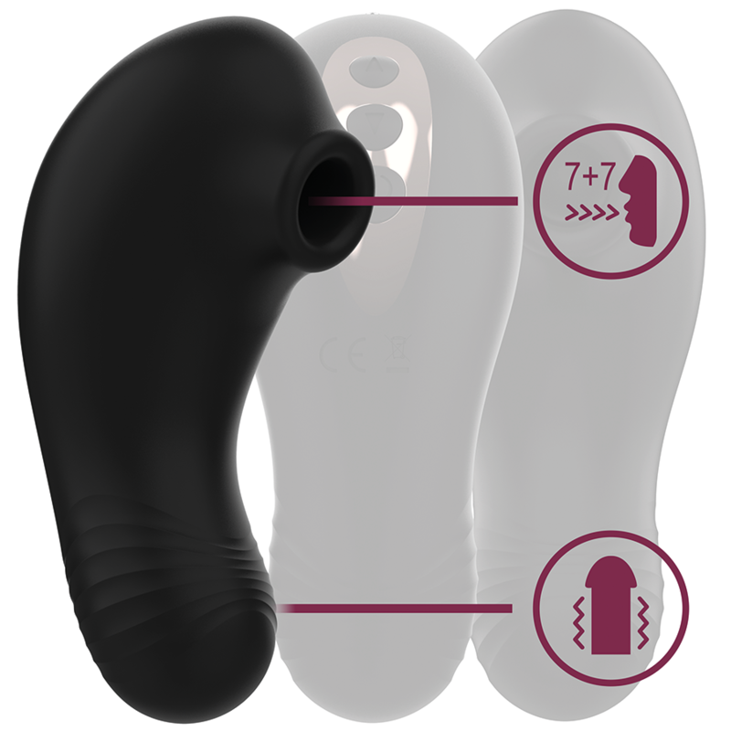 RITHUAL - SHUSHU PRO POCKET Klitorisstimulator 2 leistungsstarke Jet-Motoren