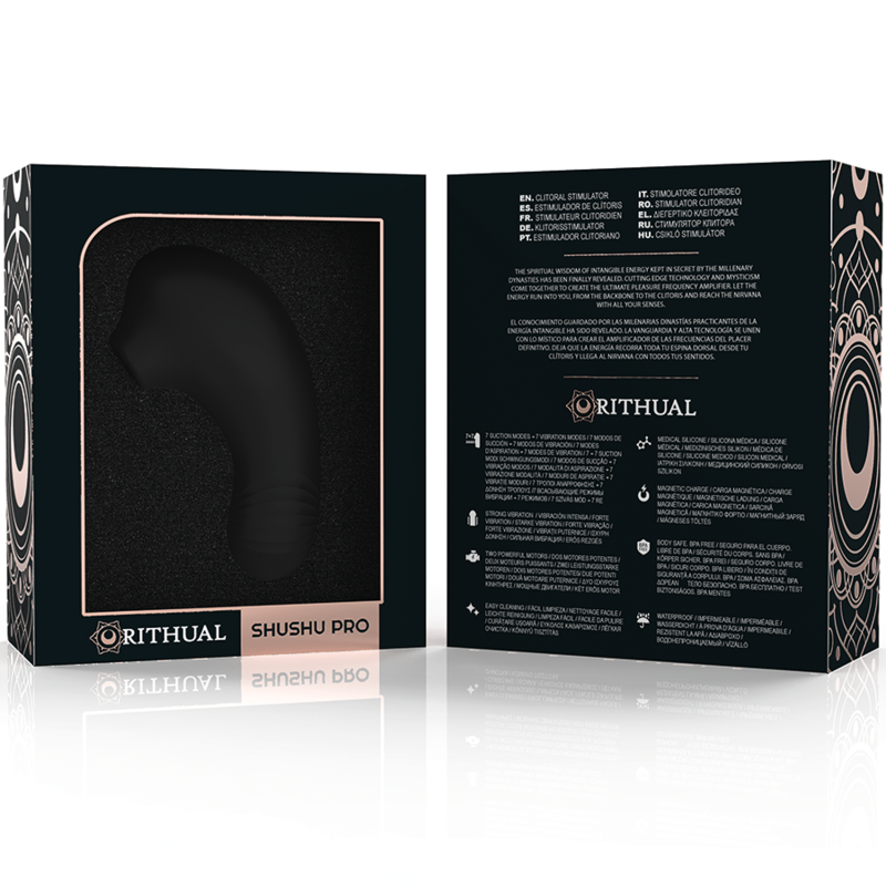 RITHUAL - SHUSHU PRO POCKET Klitorisstimulator 2 leistungsstarke Jet-Motoren
