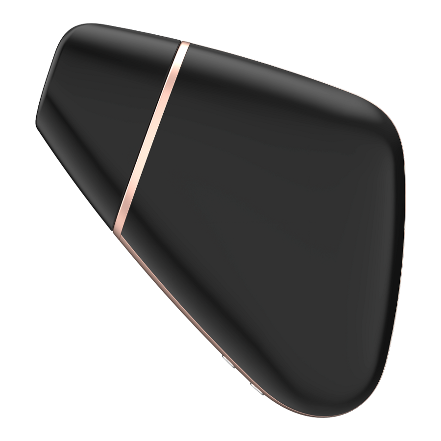 SATISFYER - LOVE TRIANGLE KLITORISSTIMULATOR & VIBRATOR SCHWARZ