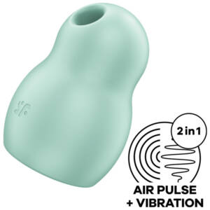SATISFYER - PRO TO GO 1 Doppelter Luftpulstimulator & Vibrator Grün