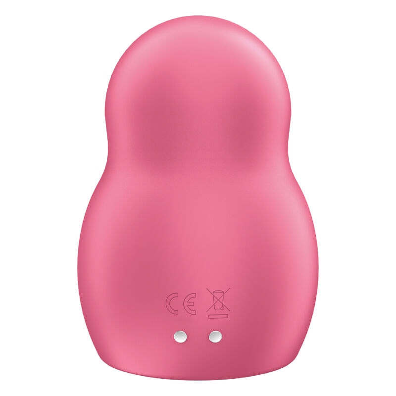 SATISFYER - PRO TO GO 1 doppelter Luftpulstimulator & Vibrator Rot