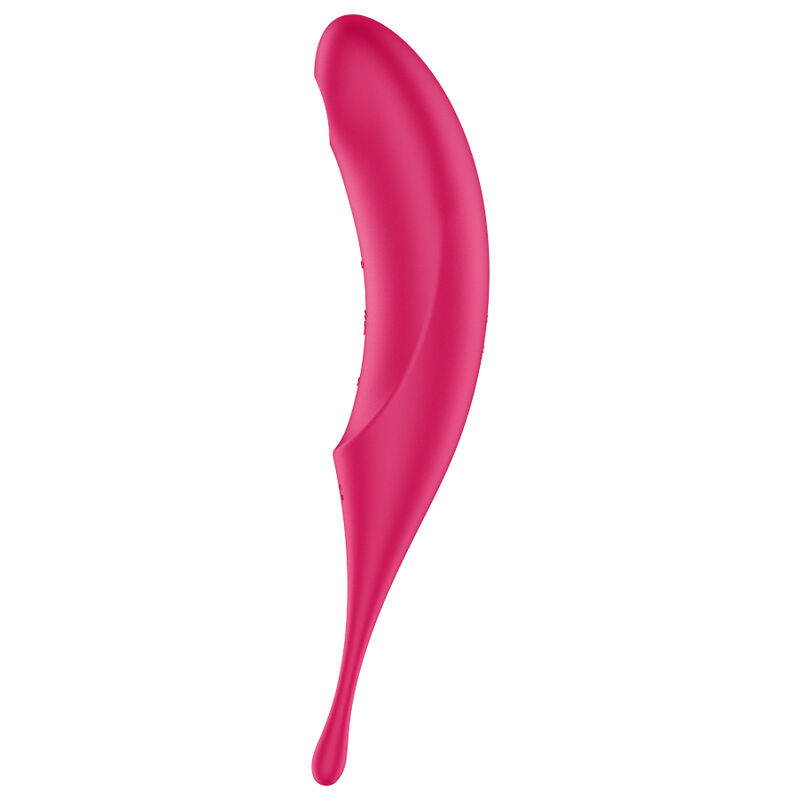SATISFYER - TWIRLING PRO AIR PULSE KLITORISSTIMULATOR & VIBRATOR ROT