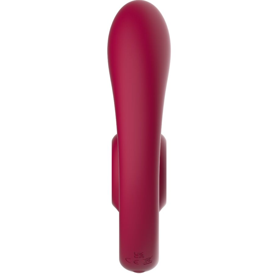 SNAIL VIBE - GIZI DUO PAARSTIMULATOR MIT FERNBEDIENUNG BURGUND