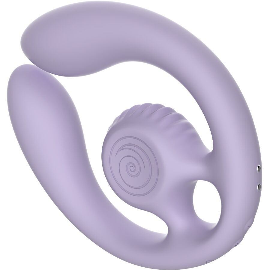 SNAIL VIBE - GIZI DUO PAARSTIMULATOR MIT FERNBEDIENUNG LILA