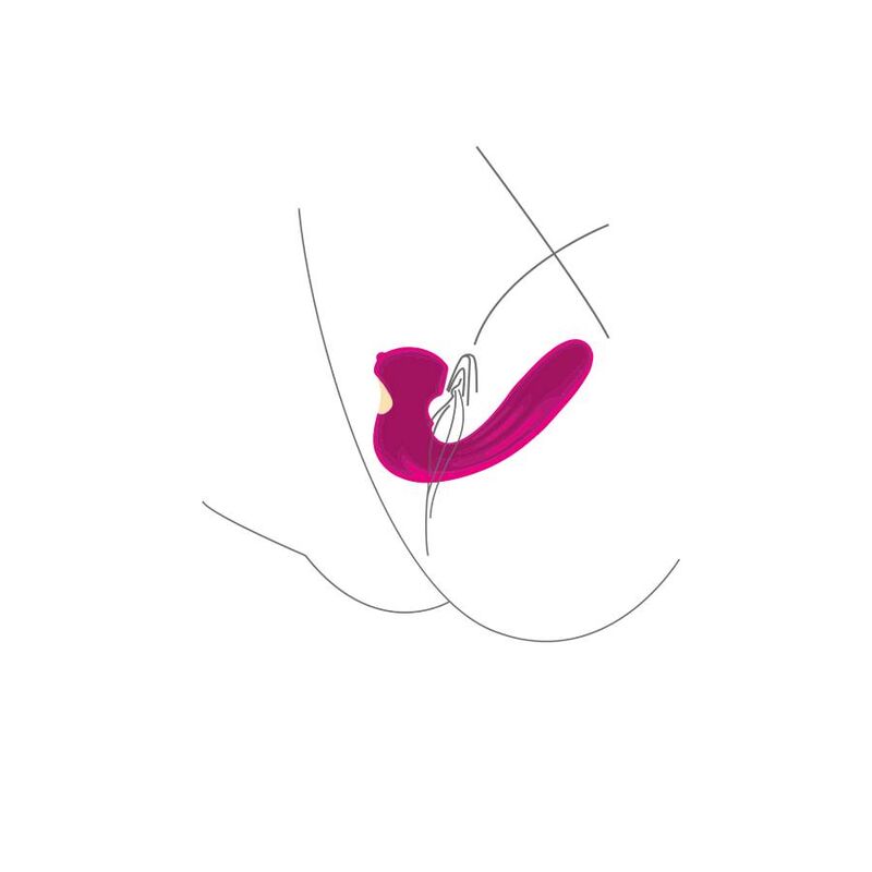 XOCOON - CELESTIAL LOVE VIBE KLITORISSTIMULATOR FUCHSIA