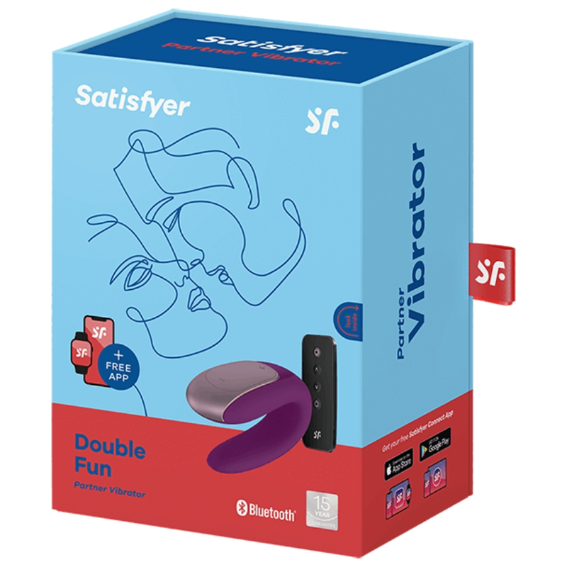 DOUBLE FUN PARTNER VIBRATOR LILA