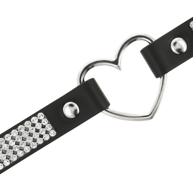 COQUETTE CHIC DESIRE - Veganes Leder-Halsband mit Herz