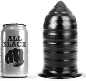 ALL BLACK - Analplug 16 cm