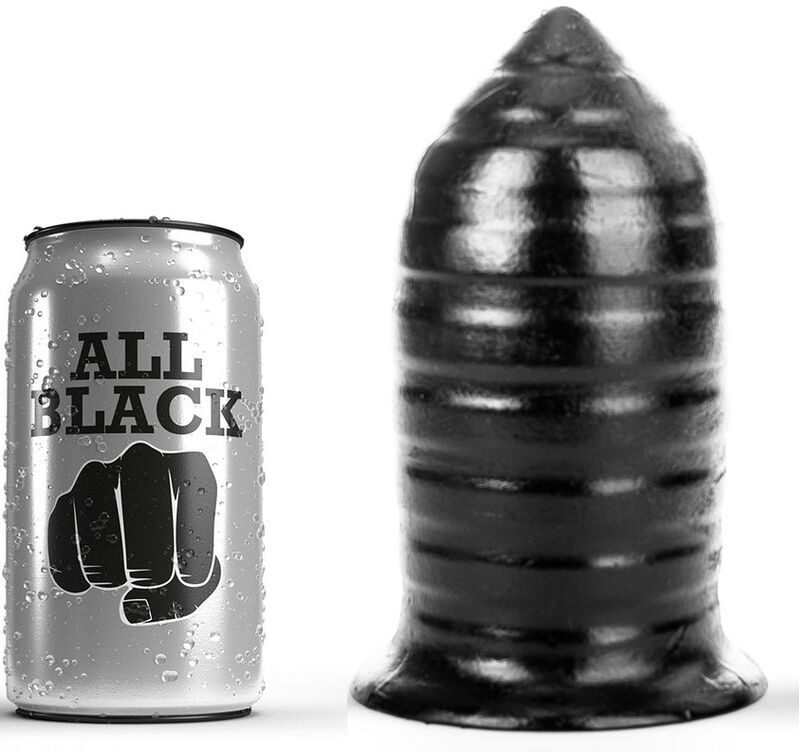 ALL BLACK - Analplug 16 cm