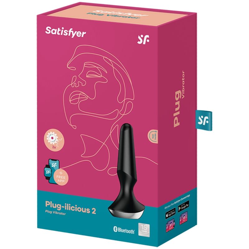 SATISFYER - PLUG ILICIOUS 2 Plug-Vibrator Schwarz