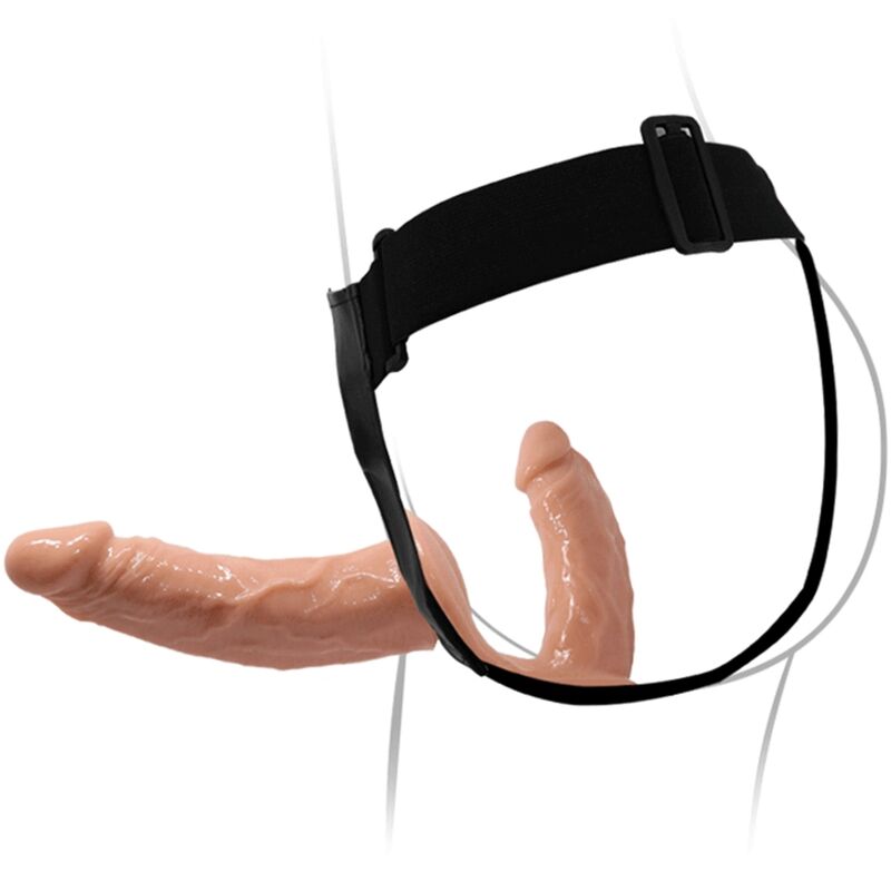 BAILE - ULTRA LEIDENSCHAFTLICHER DOPPEL-DILDO MIT GESCHIRR