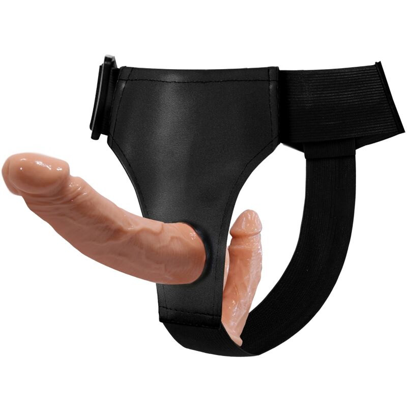 BAILE - ULTRA LEIDENSCHAFTLICHER DOPPEL-DILDO MIT GESCHIRR