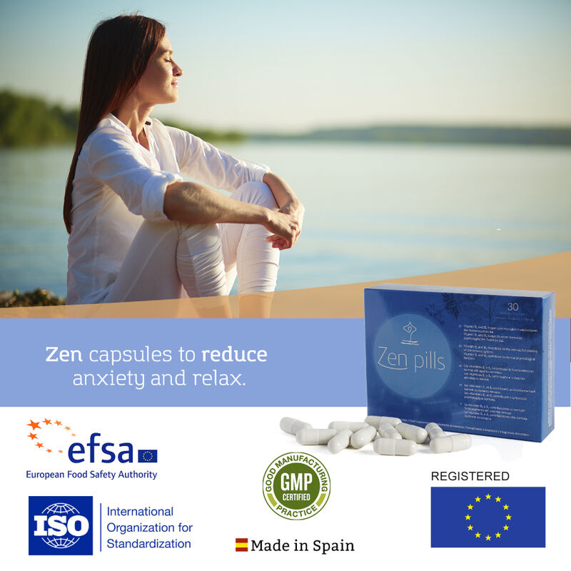 500 COSMETICS - ZEN-Pillen Kapseln zur Angstreduzierung