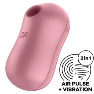 SATISFYER - COTTON CANDY AIR PULSE STIMULATOR & VIBRATOR Rosa