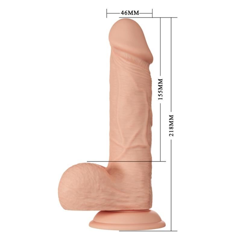 BAILE - SCHÖNE BEGEGNUNG BAHAMUT FLEXIBLER REALISTISCHER DILDO 21,8 CM NATÜRLICH