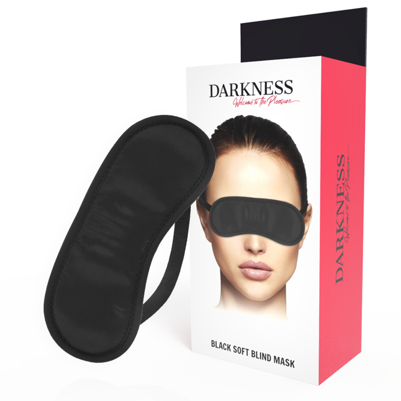 DARKNESS - Gerade schwarze Maske
