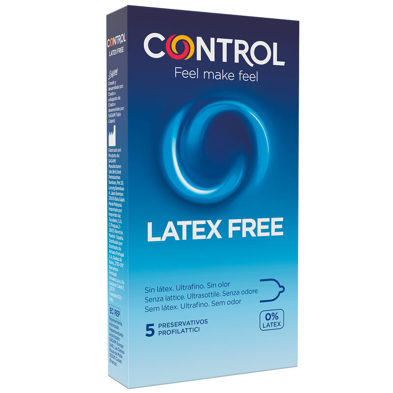 CONTROL - FREE SIN LATEX KONDOME 5 STÜCK