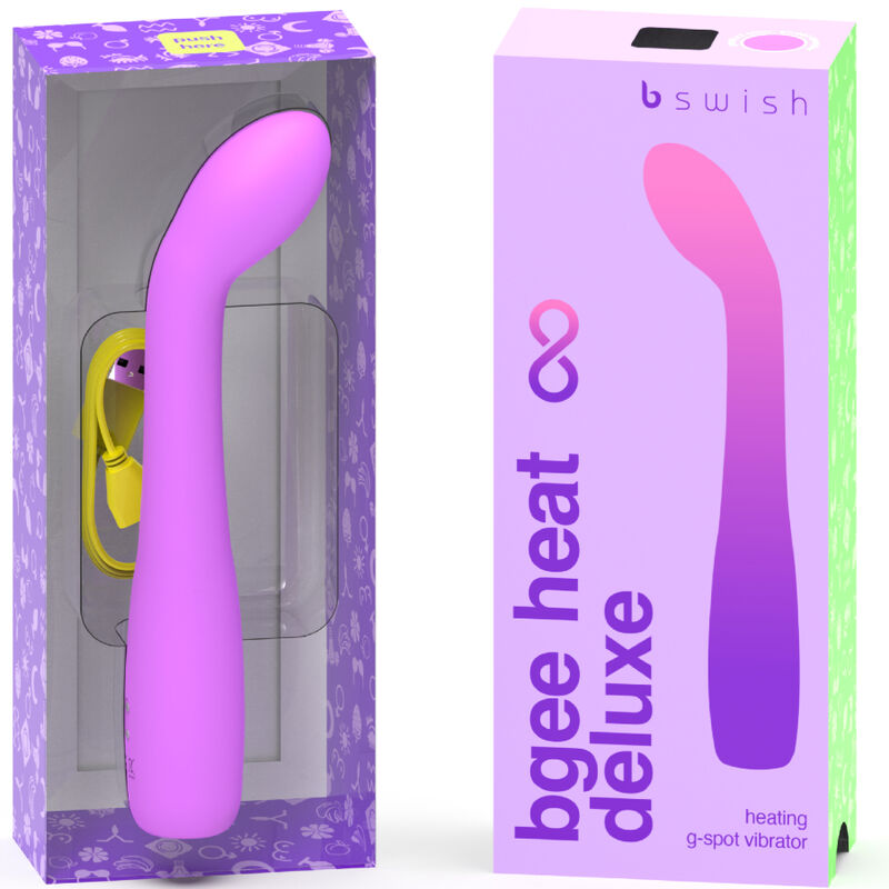 B SWISH - BGEE HEAT INFINITE DELUXE wiederaufladbarer Vibrator Lila Silikon