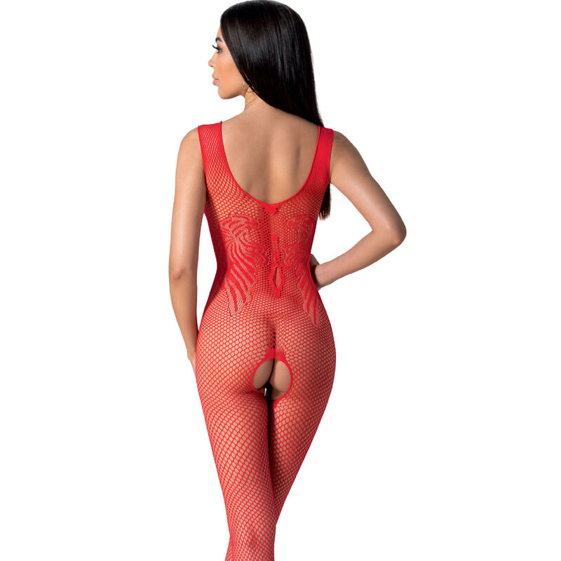 PASSION - BS098 Roter Bodystocking, eine Größe