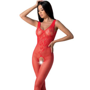 PASSION - BS098 Roter Bodystocking, eine Größe