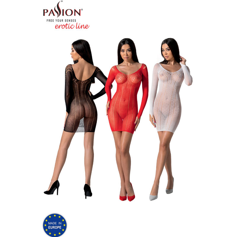 PASSION - BS101 Bodystocking Schwarz Einheitsgröße