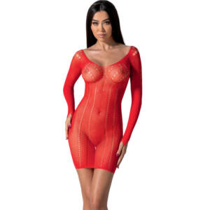 PASSION - BS101 Roter Bodystocking, eine Größe