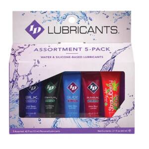 ID JUICY LUBE - SORTIERT 5X GLEITGEL, TUBE PACK 12 ML