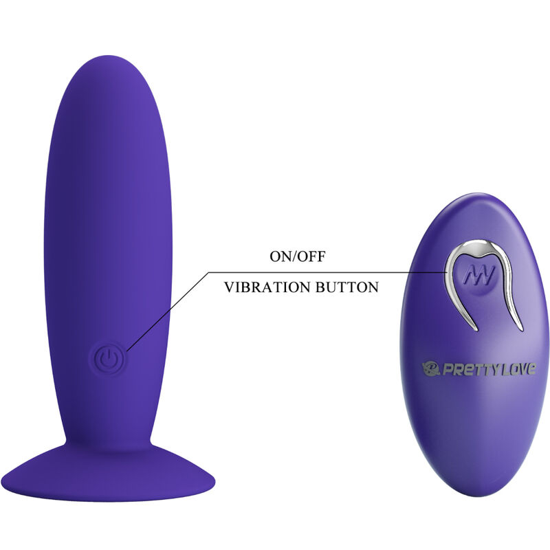 PRETTY LOVE - JUGENDPLUG ANALVIBRATOR MIT FERNBEDIENUNG LILA