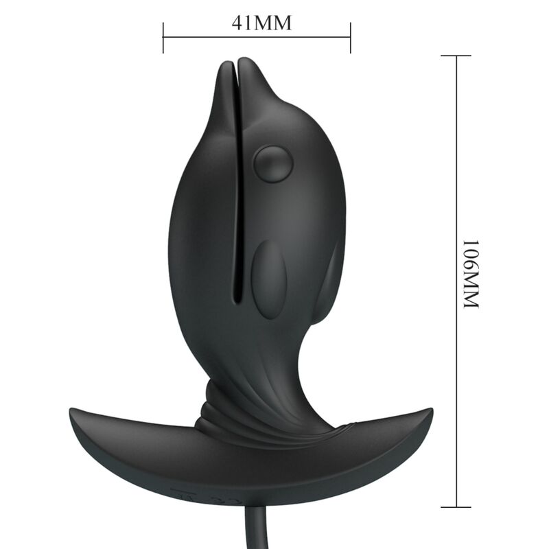 PRETTY LOVE - Aufblasbarer & wiederaufladbarer Delfin Analplug