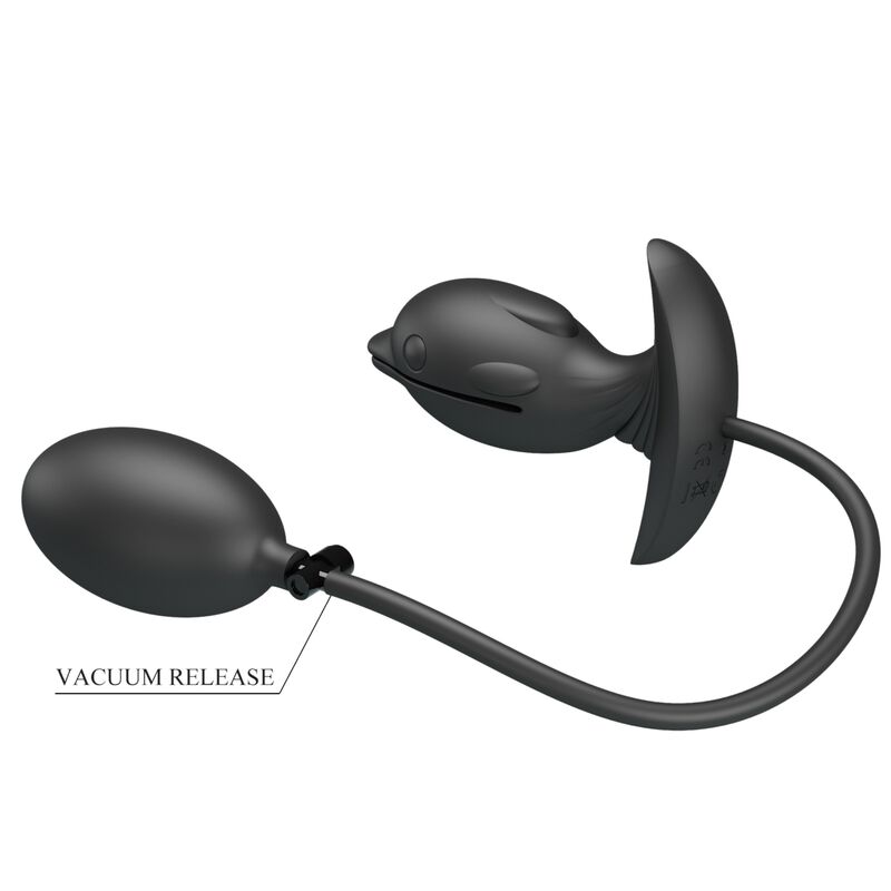PRETTY LOVE - Aufblasbarer & wiederaufladbarer Delfin Analplug