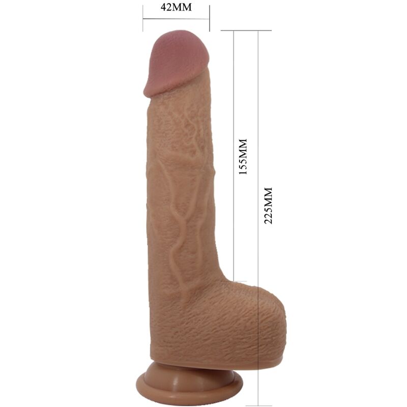 PRETTY LOVE - TOMMY realistischer Dildo-Vibrator 22,5 cm