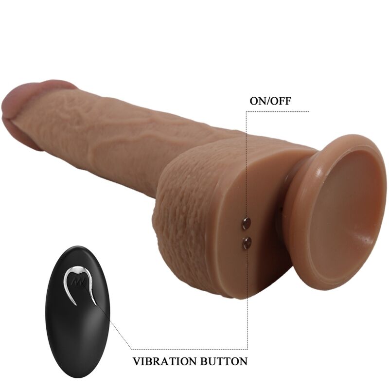 PRETTY LOVE - TOMMY realistischer Dildo-Vibrator 22,5 cm