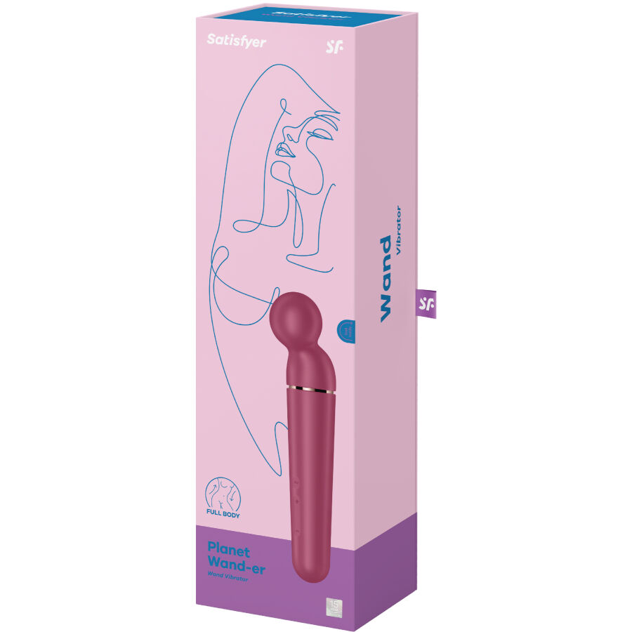 SATISFYER - PLANET WAND-ER VIBRATOR MASSAGER BEERE