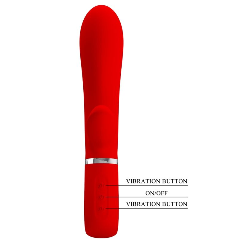 PRETTY LOVE - THOMAS Multifunktions-G-Punkt-Vibrator Rot