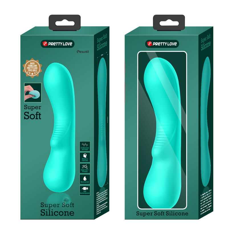PRETTY LOVE - PRESCOTT Wiederaufladbarer Vibrator Aqua Green
