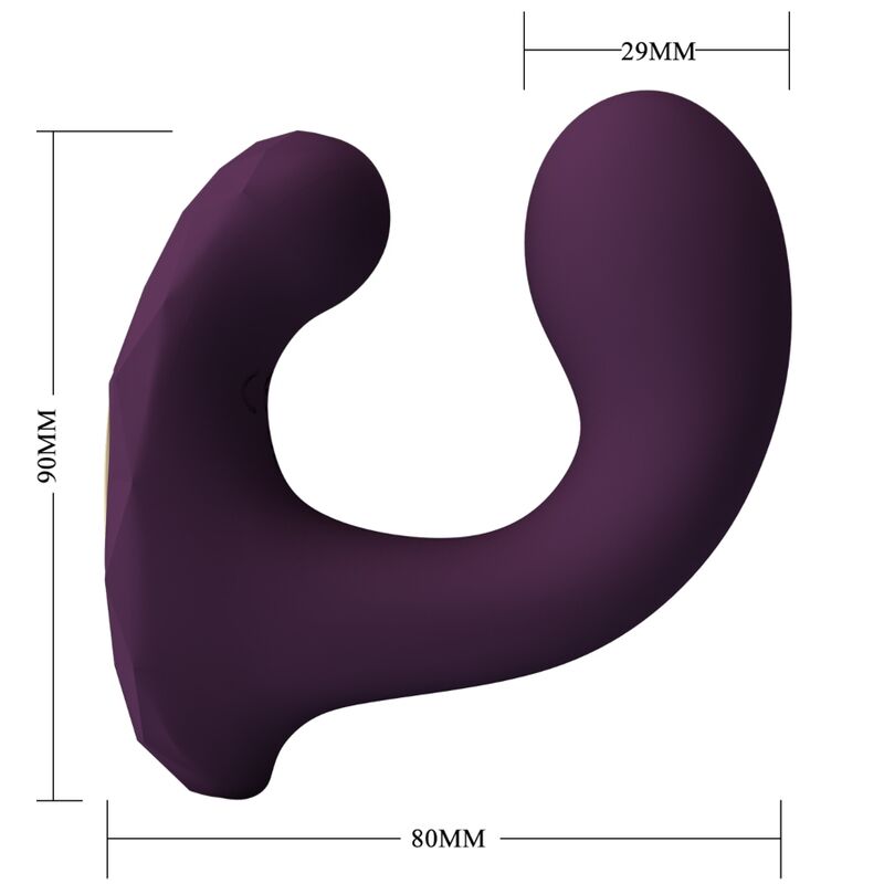 PRETTY LOVE - BILLY VIBRATOR MIT FERNBEDIENUNG LILA KOSTENLOSE APP