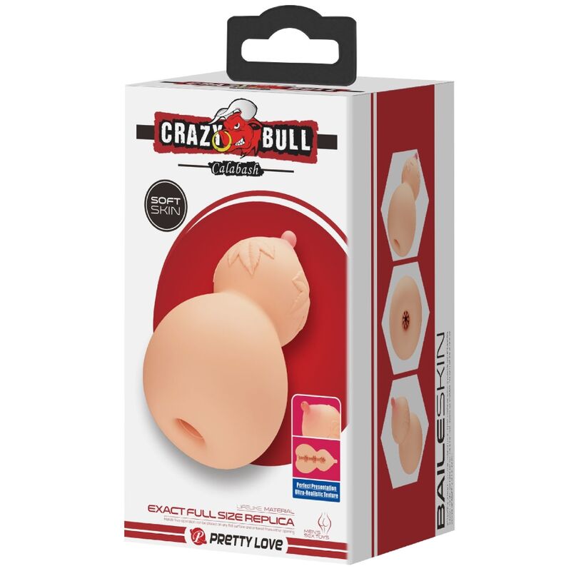 CRAZY BULL - Masturbator in Kalebash-Brustform