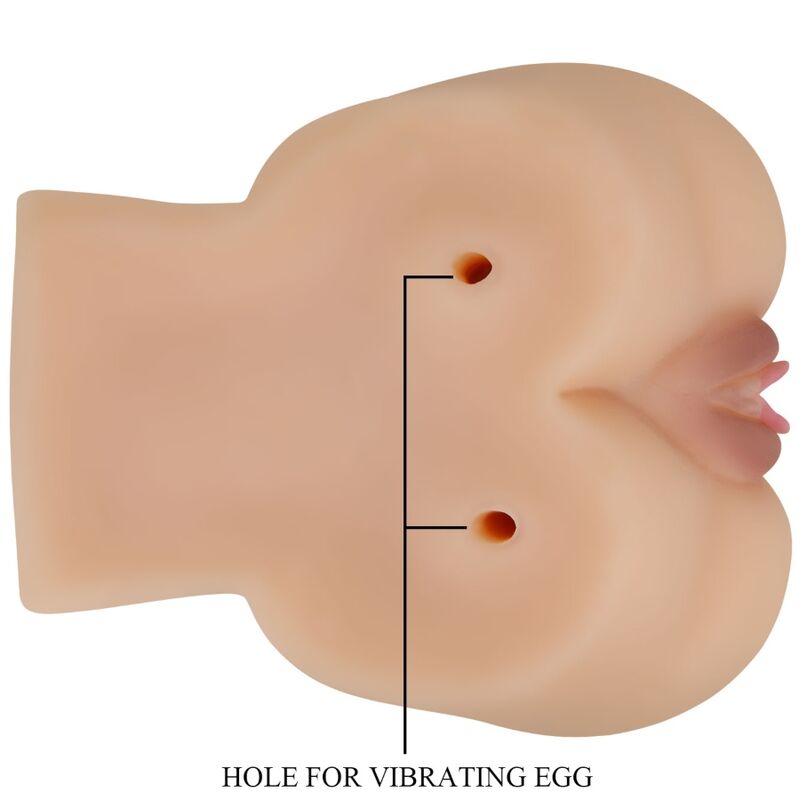 CRAZY BULL - REALISTISCHER VAGINA- UND ANUS-VIBRATOR KYLIE