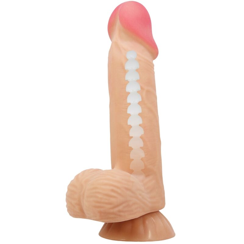 PRETTY LOVE - SLIDING SKIN SERIES realistischer Dildo mit gleitendem Haut-Saugnapf 20,6 cm