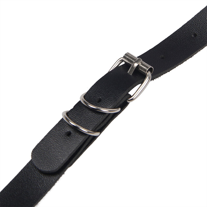 SUBBLIME - Ganzkörper-Harness mit Lederschnallen Schwarz Eine Größe