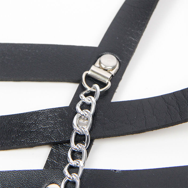 SUBBLIME - KORSAGE-HARNESS MIT KETTENDDETAIL EINE GRÖSSE