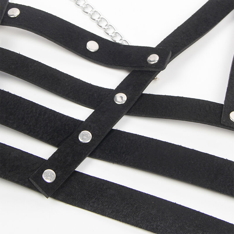 SUBBLIME - KORSAGE-HARNESS MIT KETTENDDETAIL EINE GRÖSSE