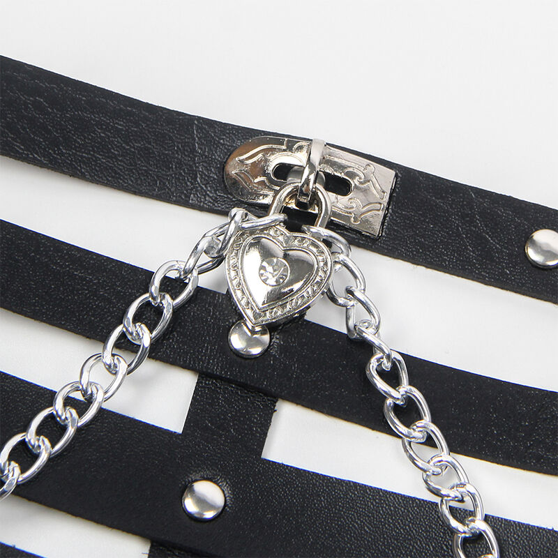 SUBBLIME - KORSAGE-HARNESS MIT KETTENDDETAIL EINE GRÖSSE