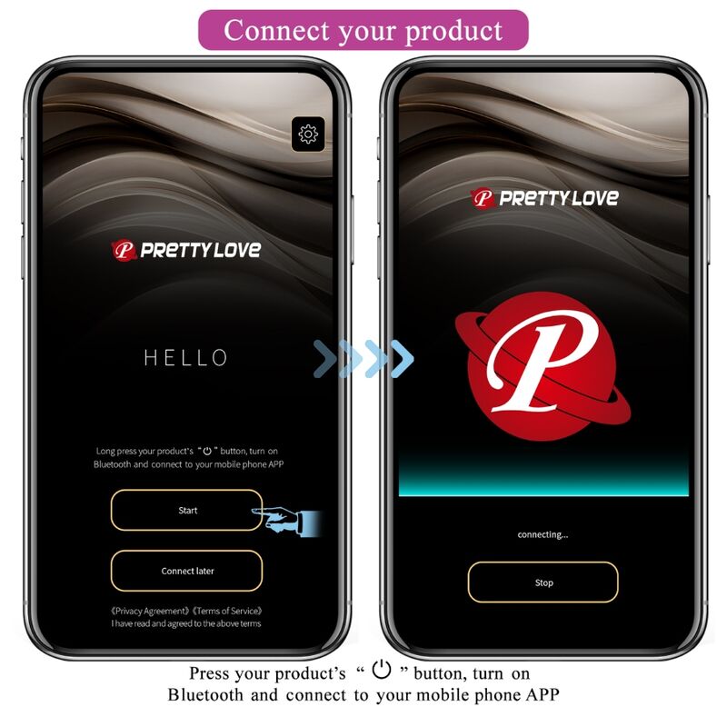 PRETTY LOVE - CASPER LILA WIEDERAUFLADBARES VIBRATIONS-EI