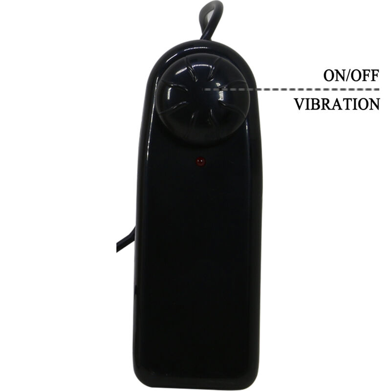 PRETTY LOVE - STARKS HARNESS SLIP MULTI-GESCHWINDIGKEIT VIBRATOR DILDO 17,5 CM HELLBRAUN
