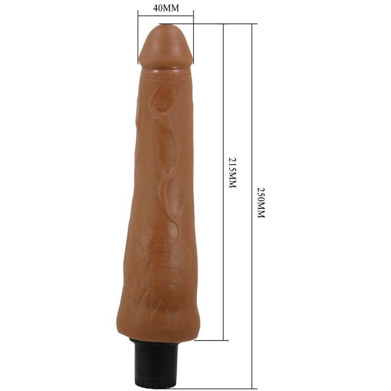 PRETTY LOVE - ALFREDO realistischer Vibrator 21,5 cm - Ø 4 cm