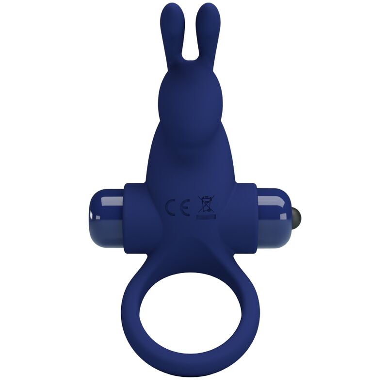 PRETTY LOVE - JIRO Kaninchenring mit Vibration Blau